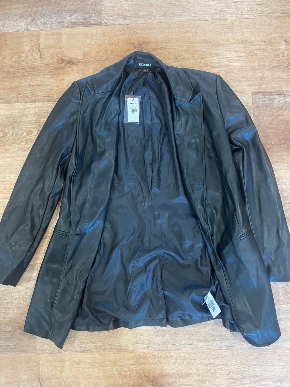 Express Leather Blazer Jacket